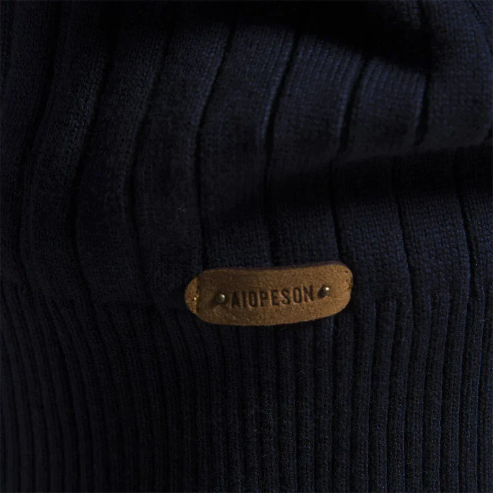 Men's Warm Knitted Sweater | Zipper