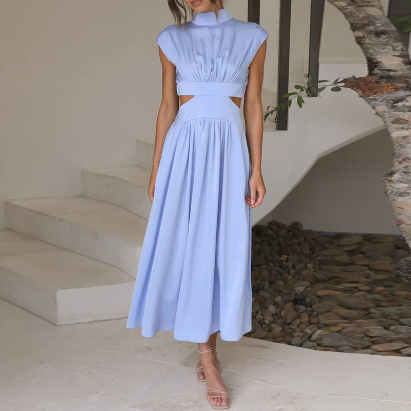 Amira | Flowing Cut-Out Midi Dress