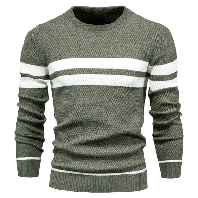 Men's Round Neck Sweater | Warm