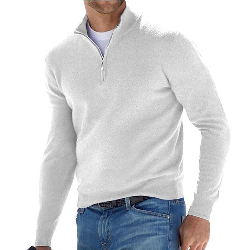 Men's Half Zip Sweater | Knitted