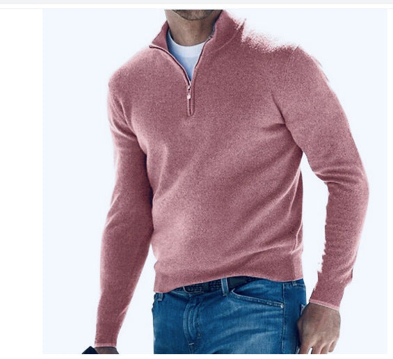 Men's Half Zip Sweater | Knitted