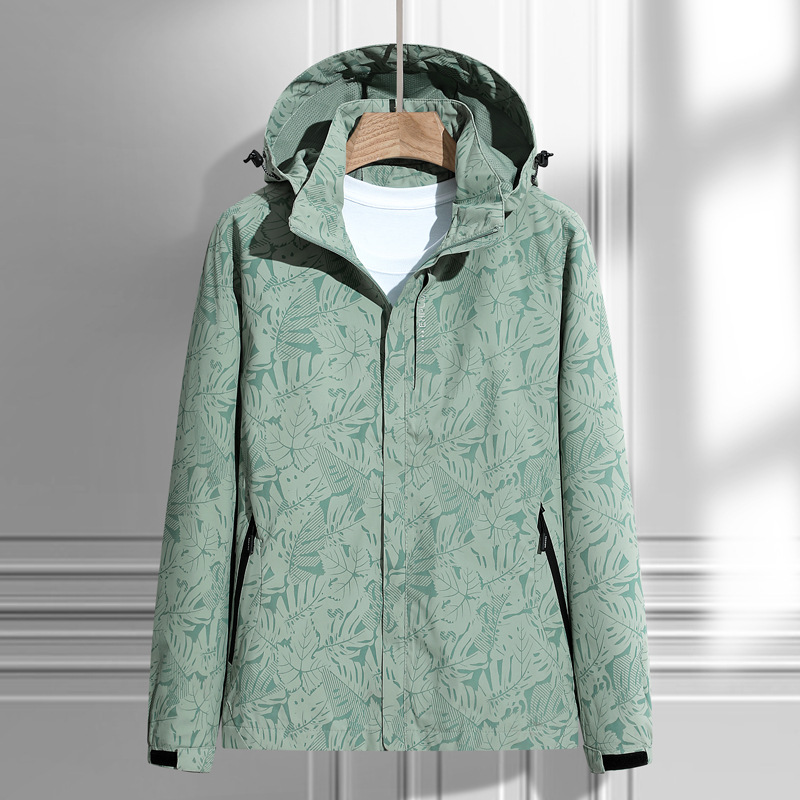 Madeleine | Hooded Windbreaker Jacket With Zipper for Women