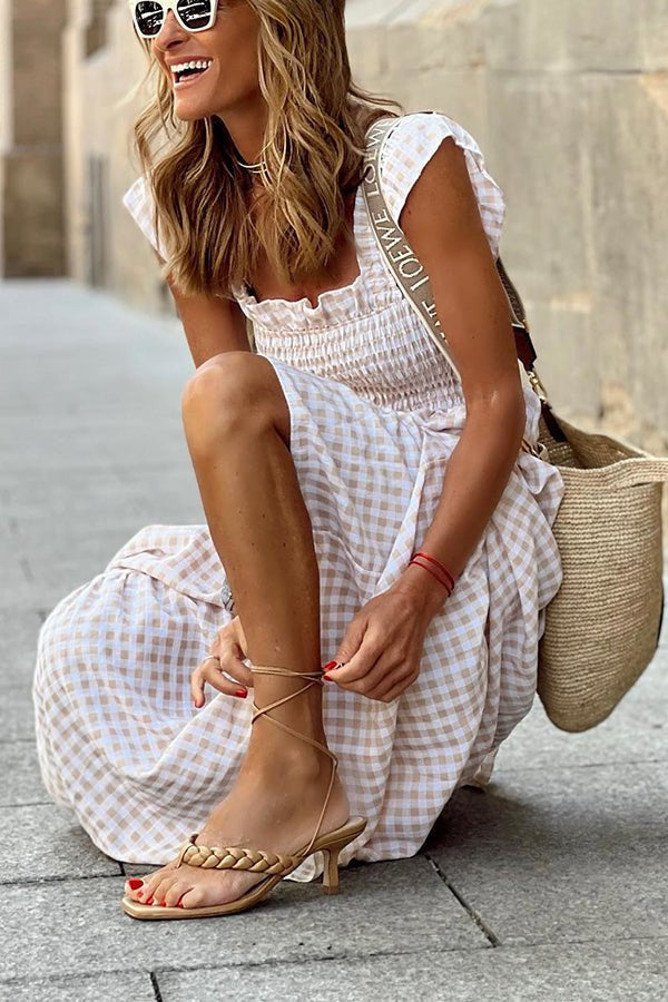 Liora | Relaxed Smocked Maxi Dress