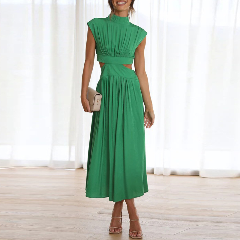 Amira | Flowing Cut-Out Midi Dress