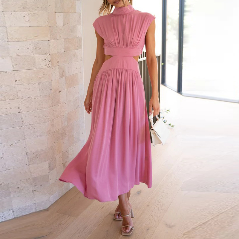 Amira | Flowing Cut-Out Midi Dress