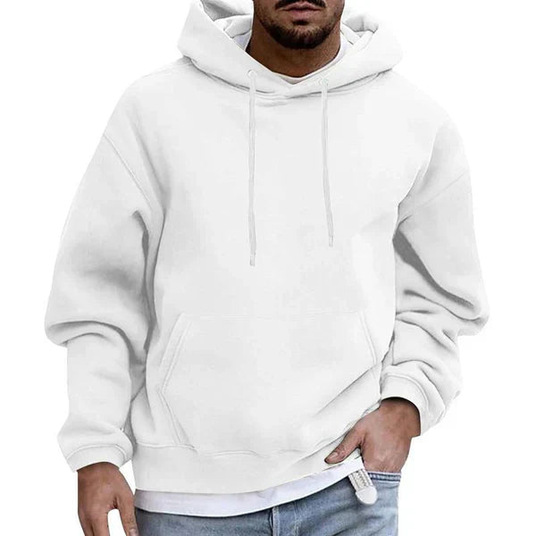 Men's Warm Hoodie With Pocket | Loose Fit