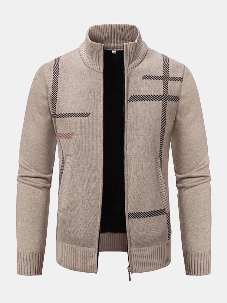 Men's Zip Up Warm Cardigan | Classic