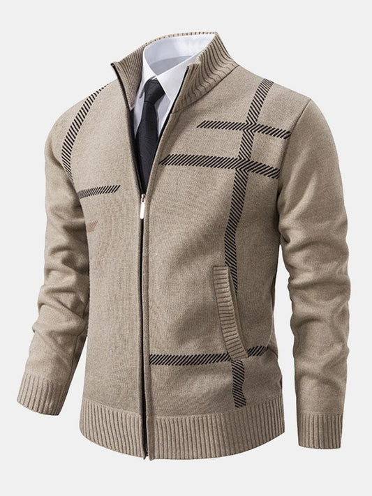 Men's Zip Up Warm Cardigan | Classic